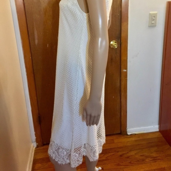Romantic Summer White Lace Dress Lined - Picture 5 of 8